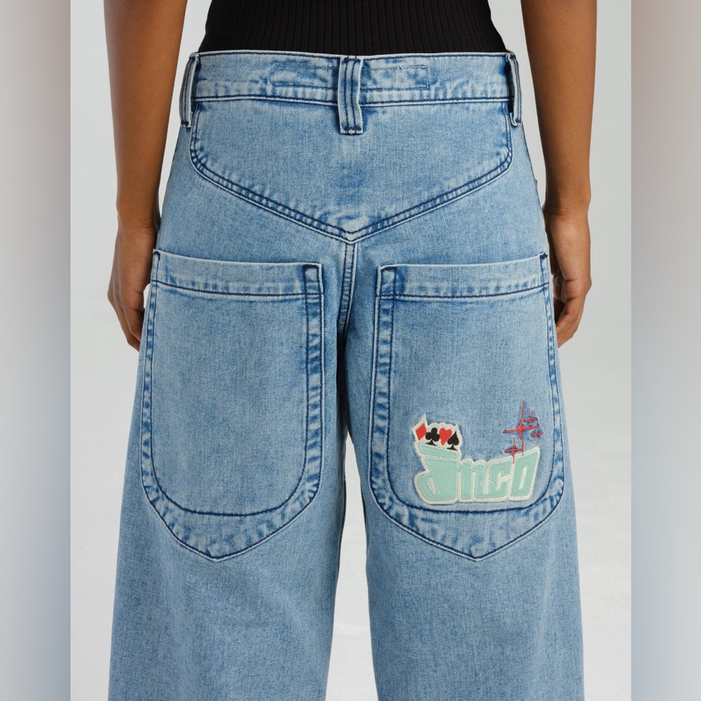 NWOT JNCO W1169 Low Down Deck 20” in “Antique” 32Wx30L